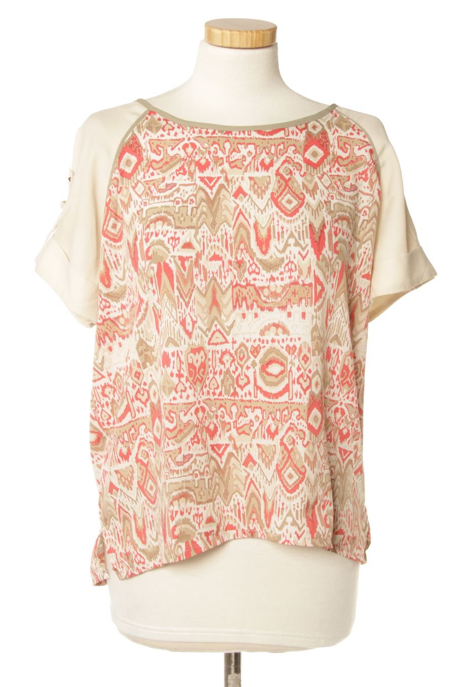 Blouse à manches courtes Stradivarius de la taille S, de couleur imprimés
