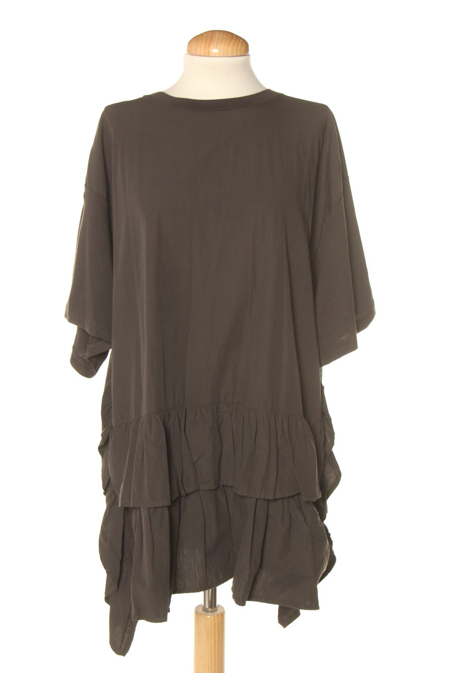 Vestido casual de Zara de la talla XS, de color gris