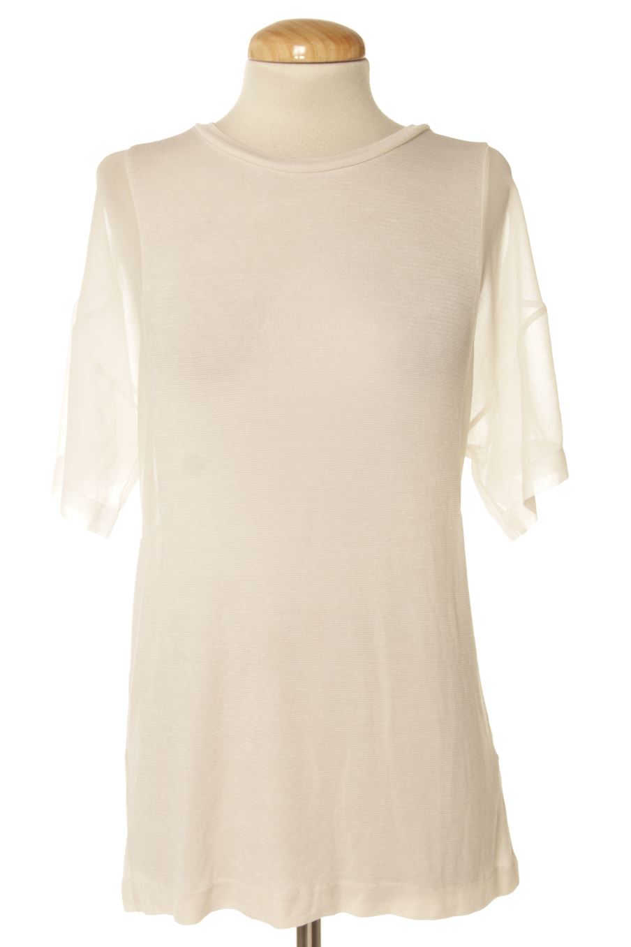 T-Shirt von Zara Größe S, Farbe Weiss, für