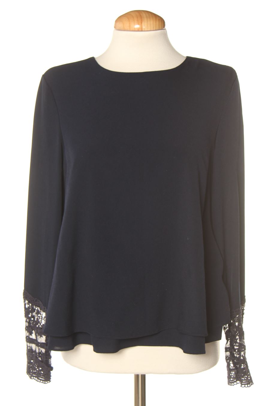Langärmelige Bluse von trf (ZARA) Größe XS, Farbe Marineblau, für