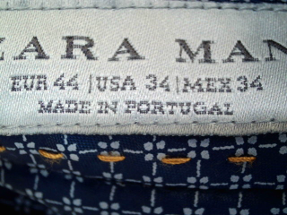 Pantalon largo de Zara de la talla 44