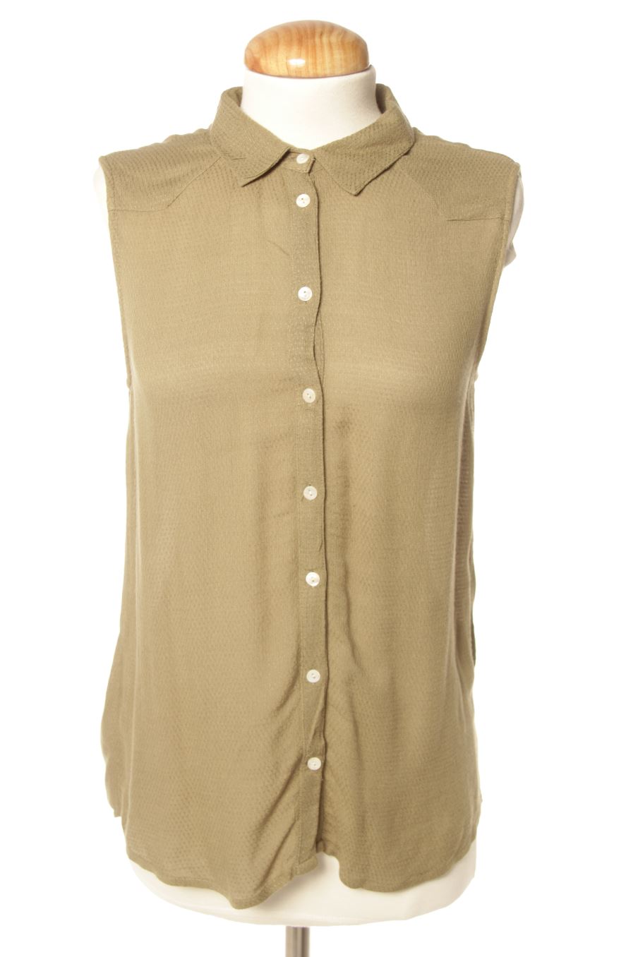 Ärmelloses Hemd von Vila Clothes Größe XS, Farbe Grün, für