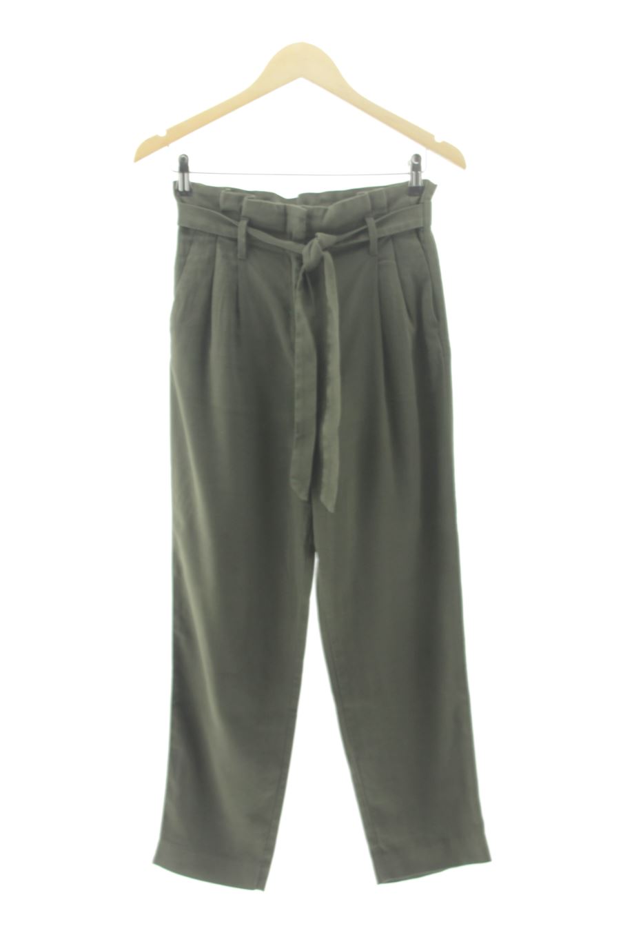 Pantaloni casual de H&M de la talla 36, de color verde