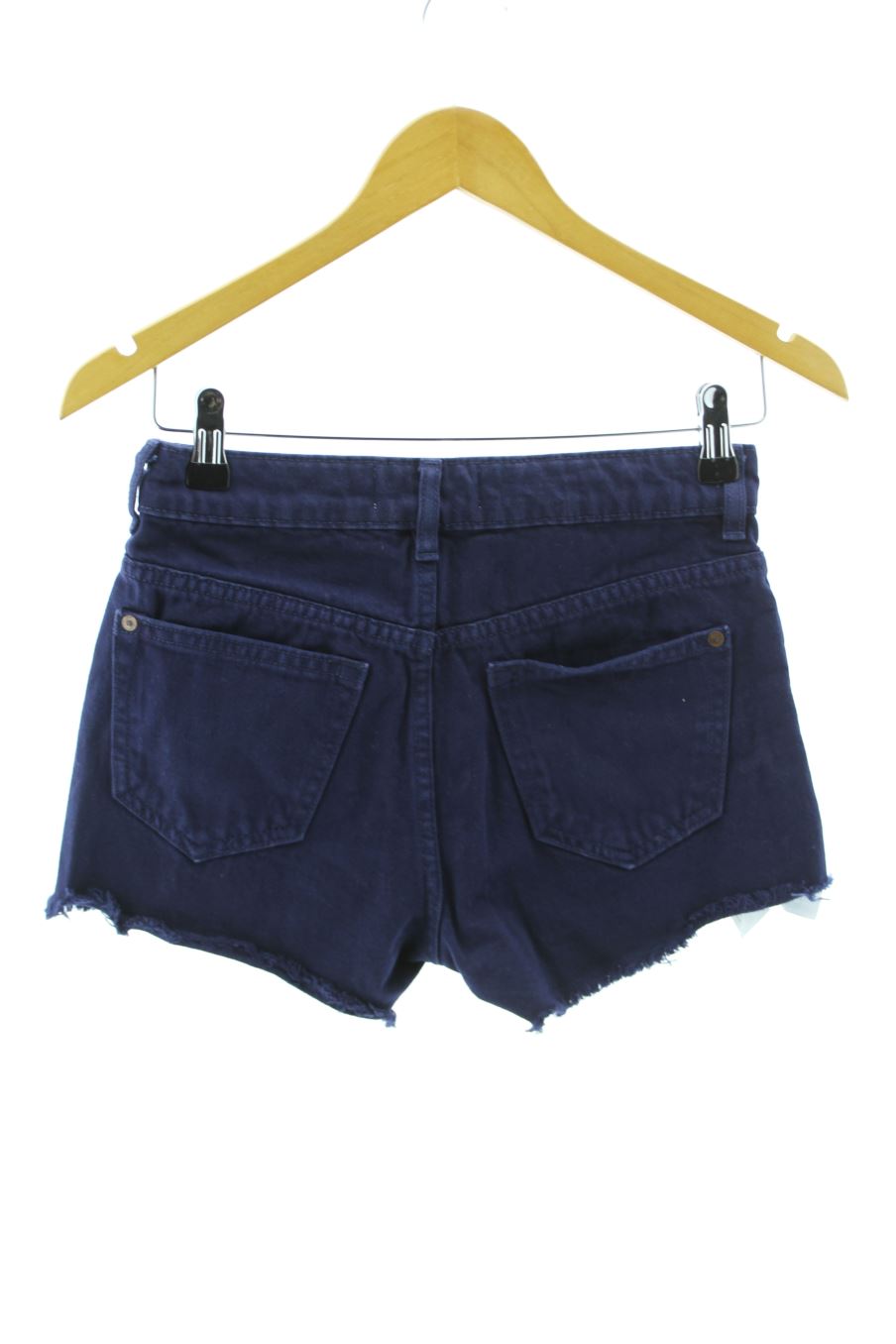 Pantalones cortos de Mango de la talla 32, de color azul de ropa vaquera