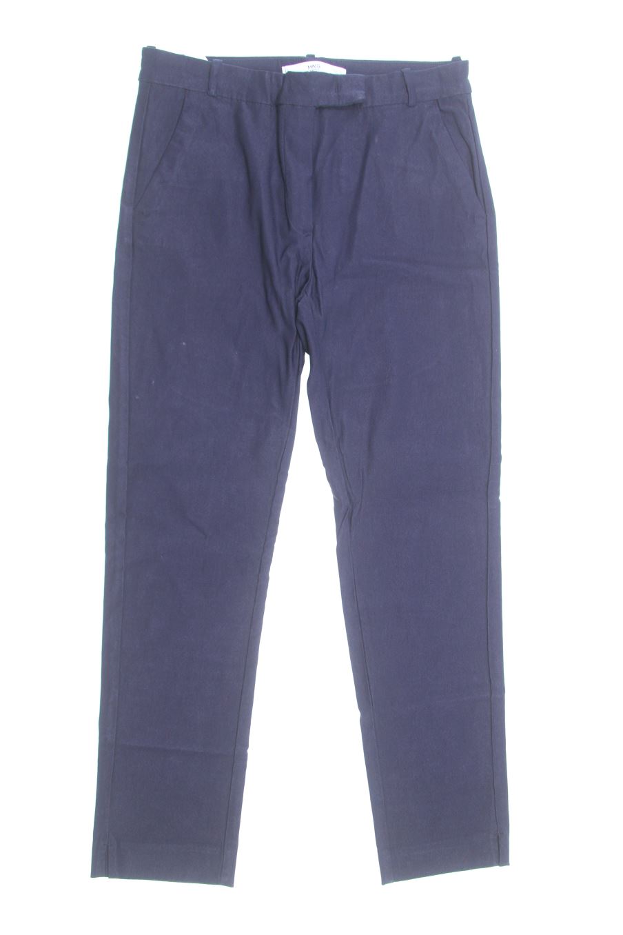 Pantalon Mng de la taille 40, de couleur bleu marine