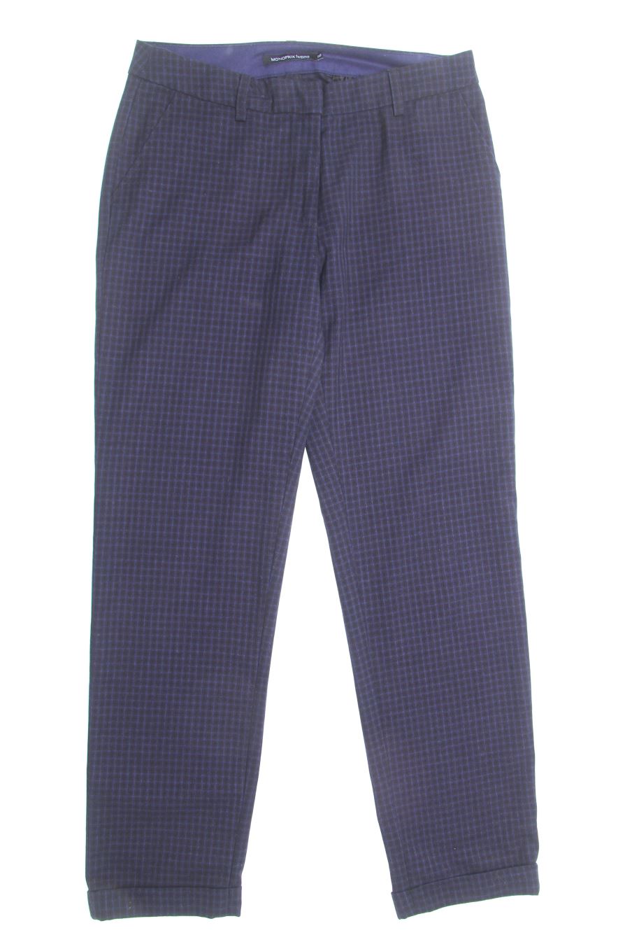 Pantalon Monoprix de la taille 36, de couleur bleu marine