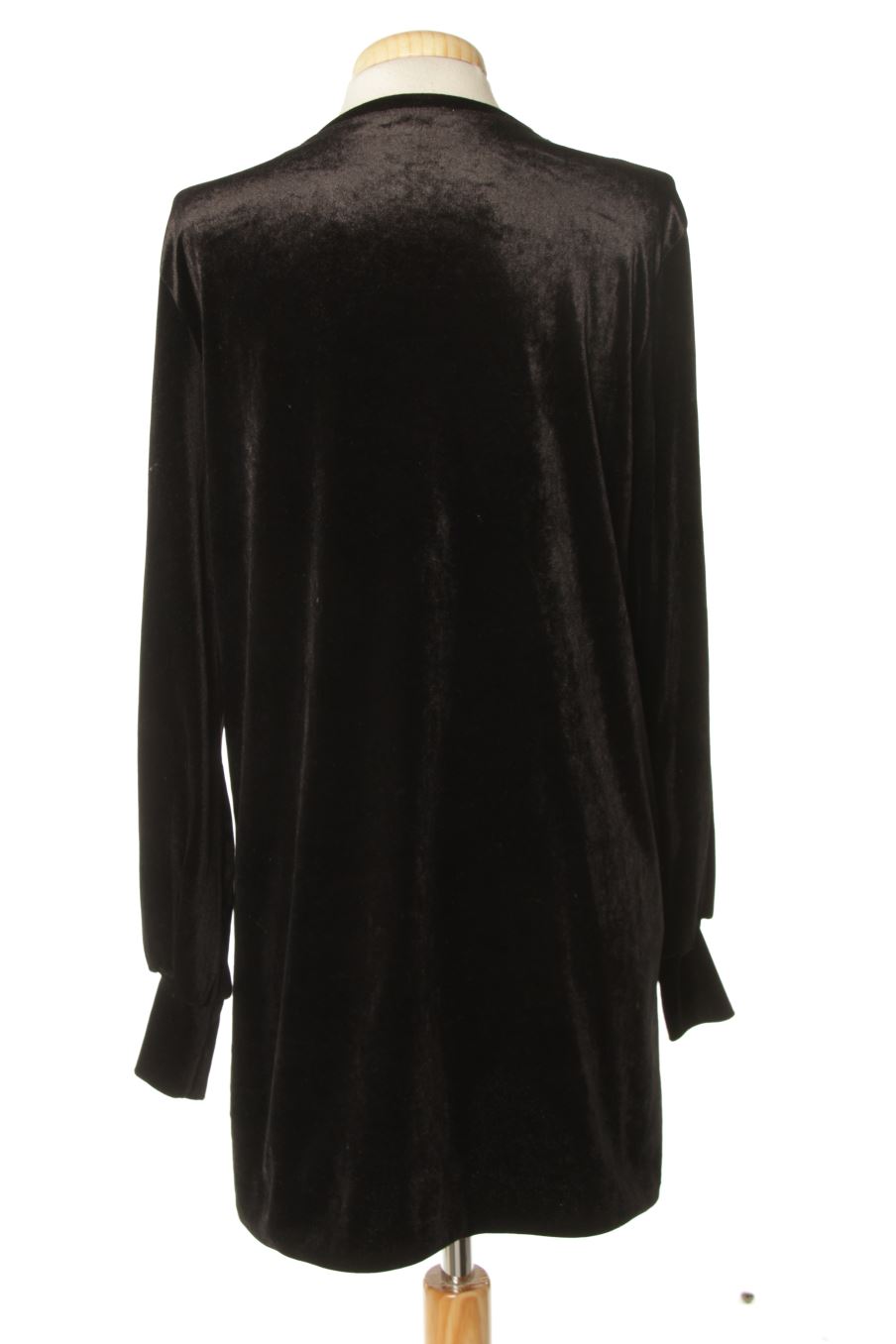 Robe casual Zara de la taille M, de couleur noir de velours