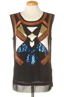 Camisa sin mangas L Desigual