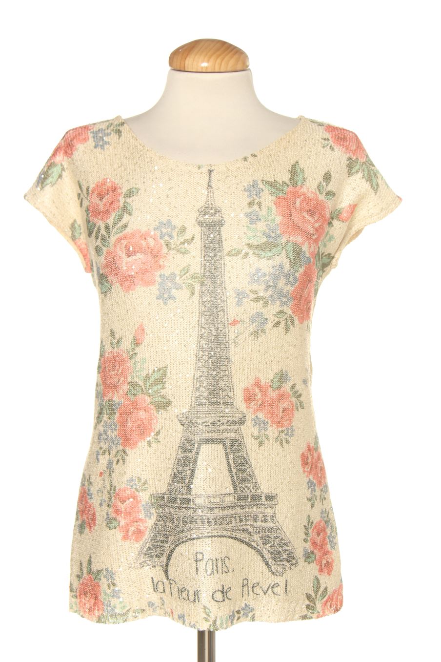 Pull Cherry de la taille S, de couleur fleurs