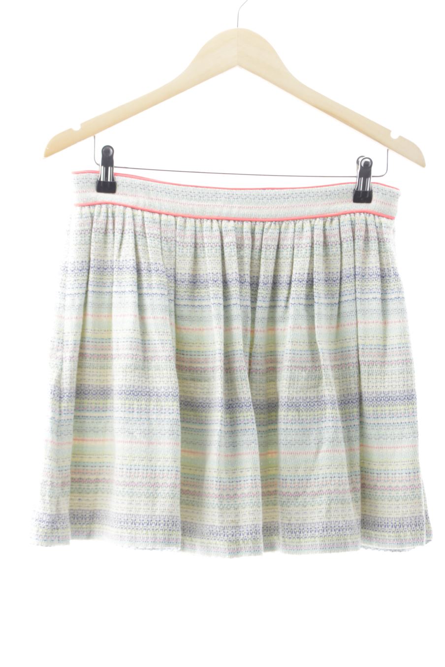 Jupe Zara de la taille L, de couleur rayures