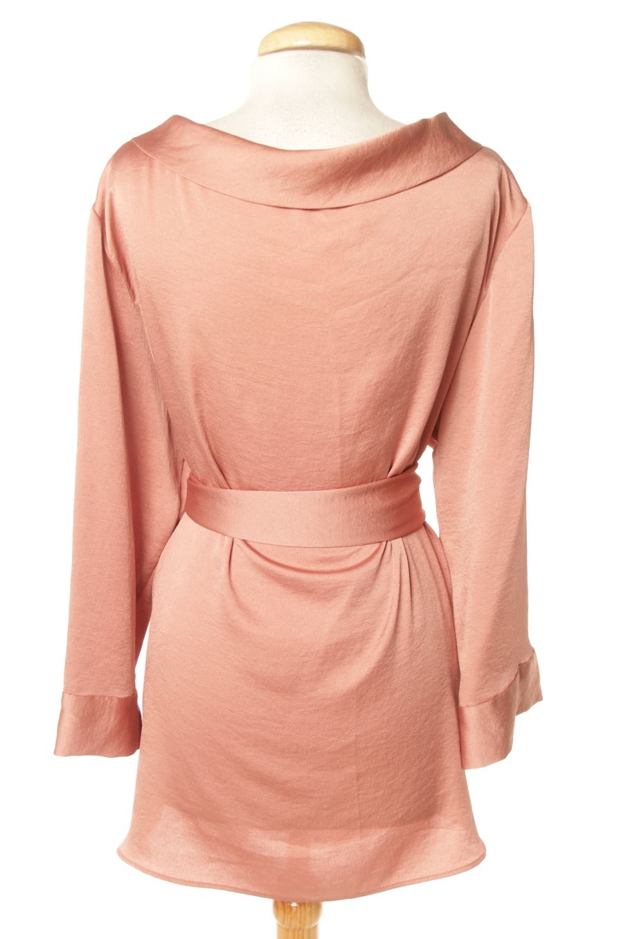 Blusa de manga larga de Zendra de la talla 48, de color rosa
