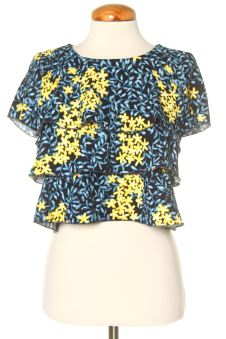 Blouse à manches courtes XS Zara