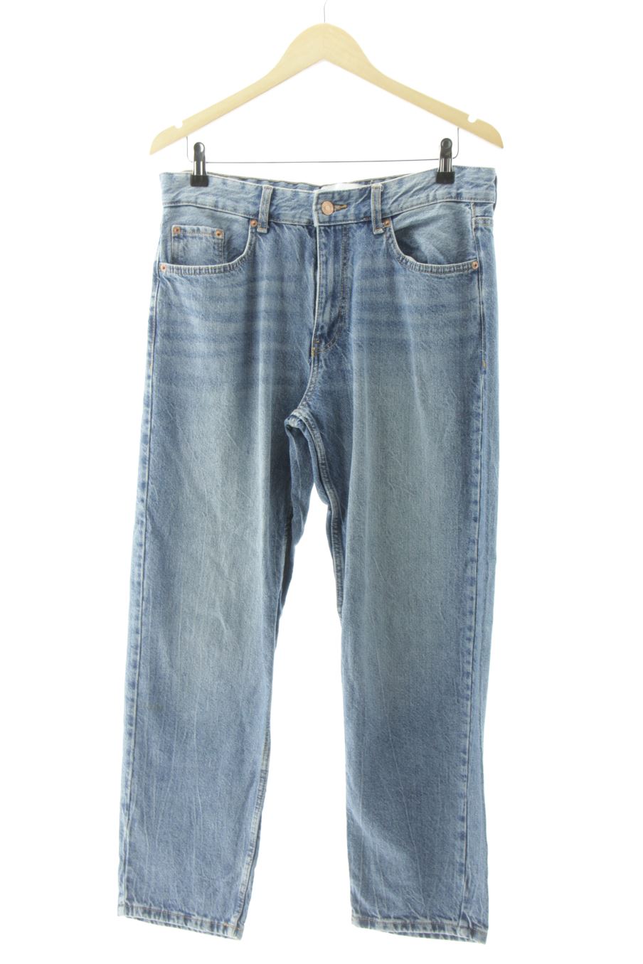 Jeans Bershka de la taille L, de couleur bleu