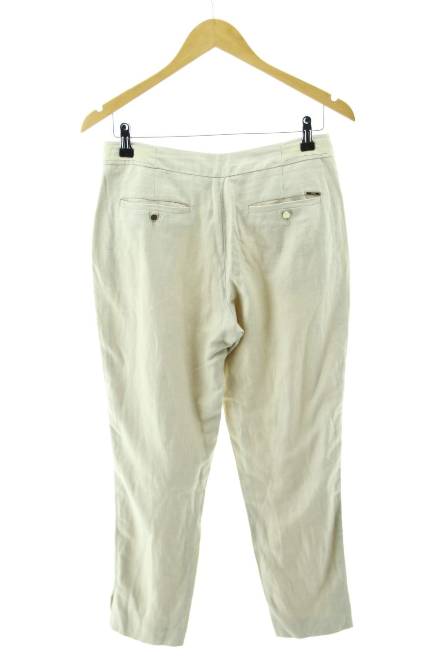 Pantalon Yera de la taille 38, de couleur beige