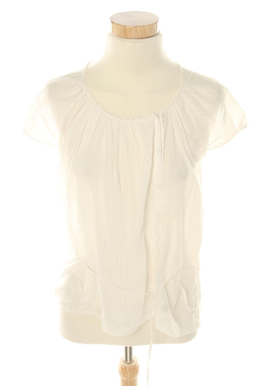 Blouse à manches courtes BIMBA Y LOLA de la taille XS, de couleur beige
