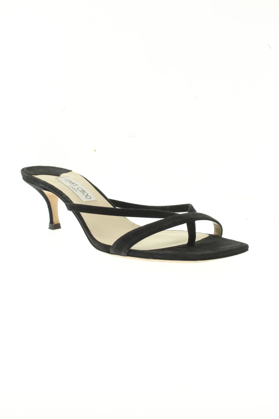 Sandalias tacon de Jimmy Choo de la talla 43, de color negro de