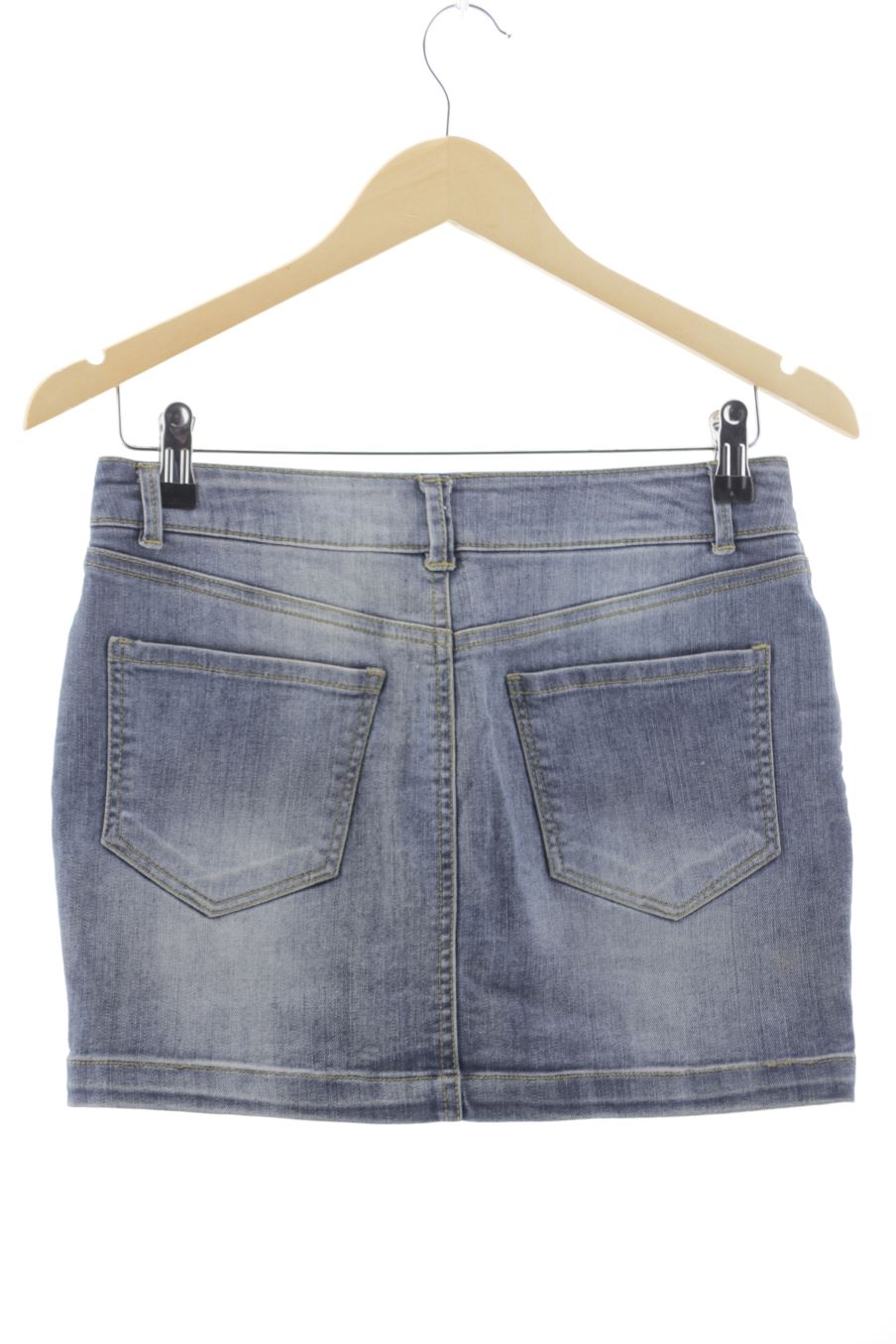 Falda de Fórmula Joven de la talla 36, de color azul de ropa vaquera