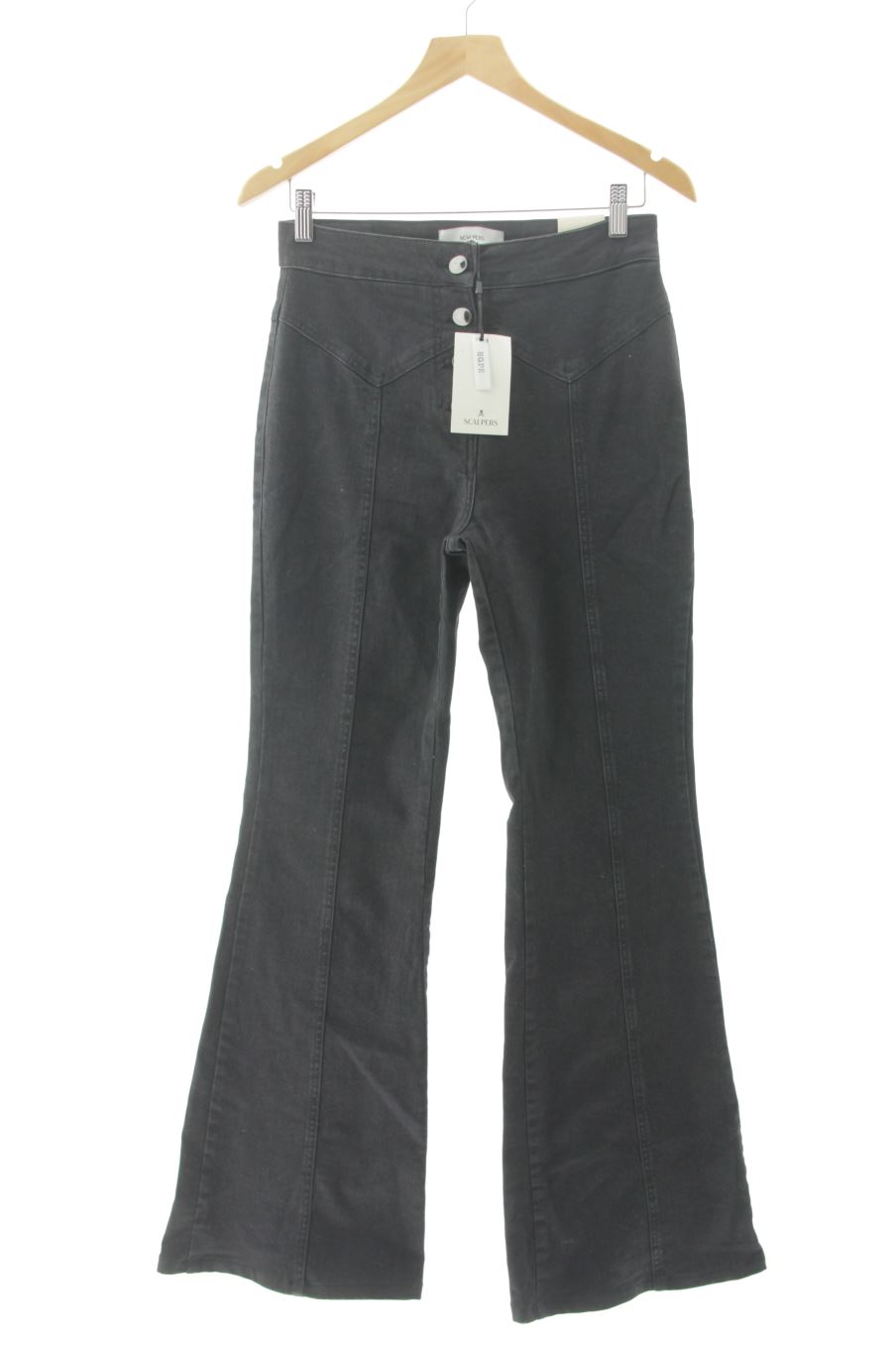Vaquero de Scalpers de la talla 40, de color negro de ropa vaquera