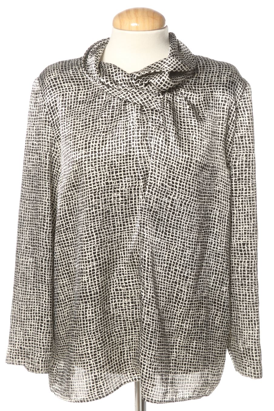 Blusa de manga larga de PERCENTIL de la talla XXL, de color cuadros