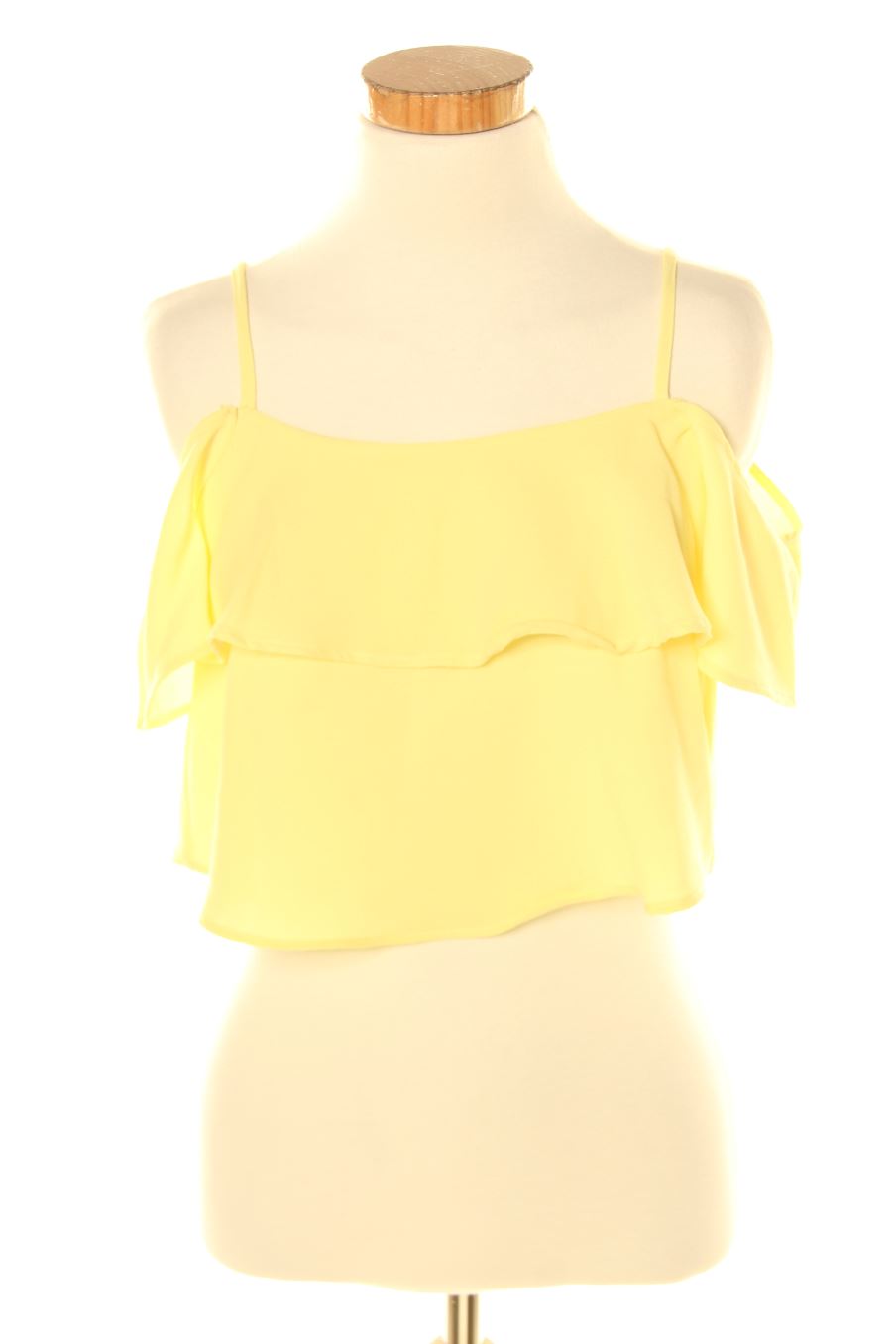 Top de H&M de la talla 32, de color amarillo