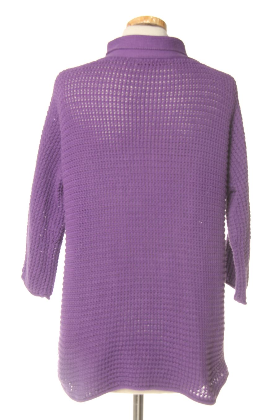 Gilet Adolfo Dominguez de la taille L, de couleur pourpre