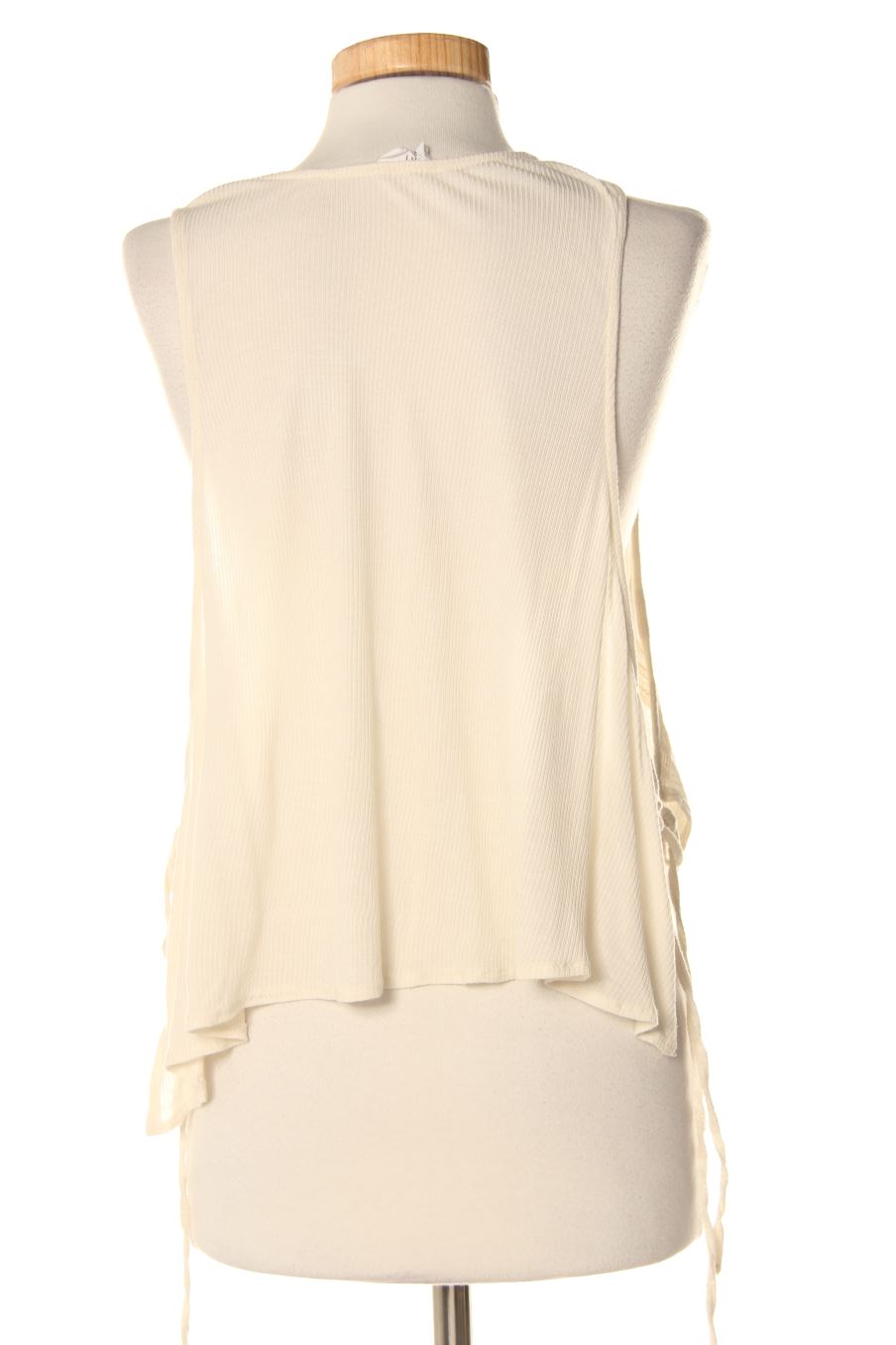 Top Trafaluc de la taille S, de couleur beige