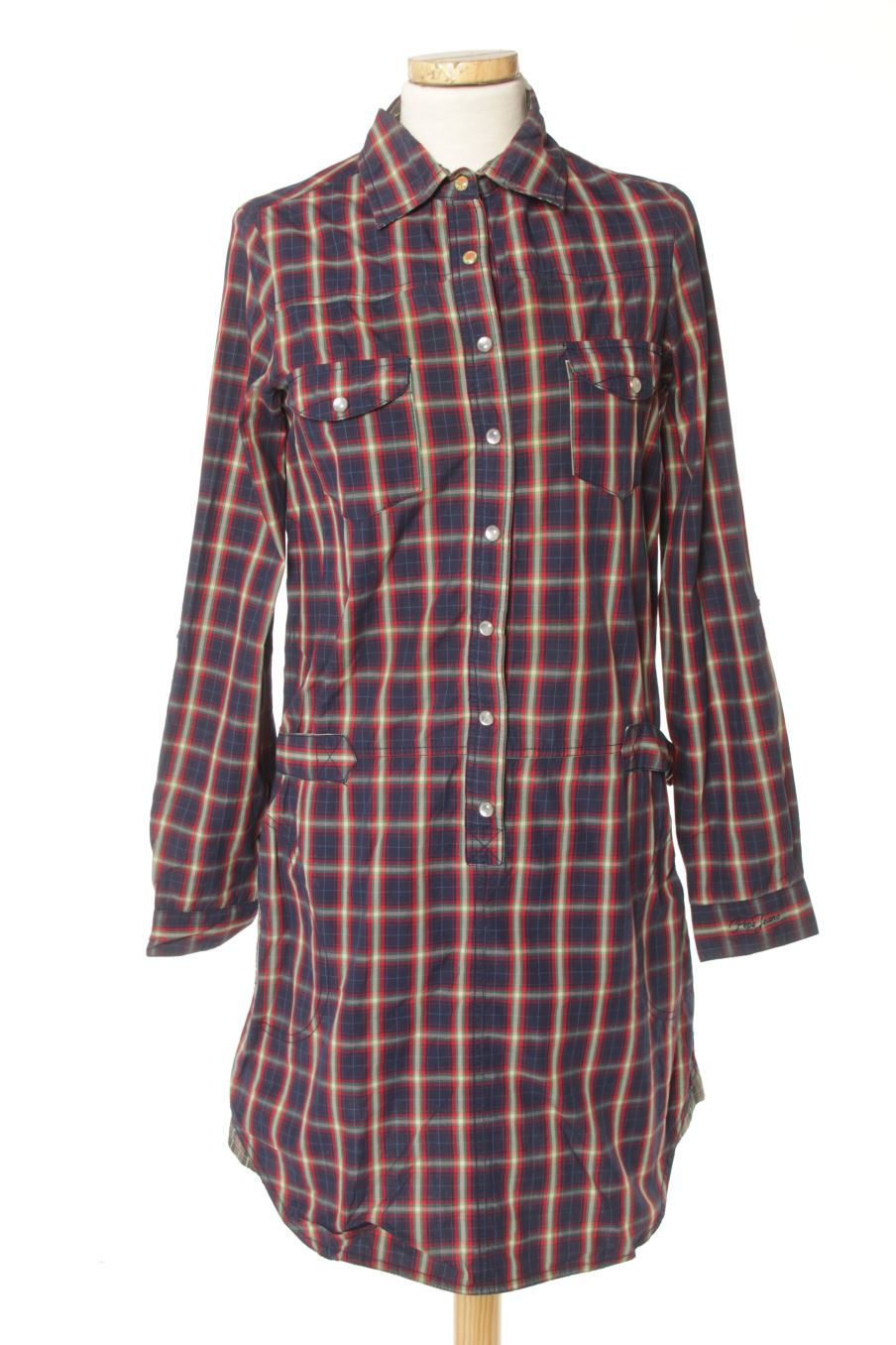 Robe casual Pepe Jeans de la taille S, de couleur carreaux