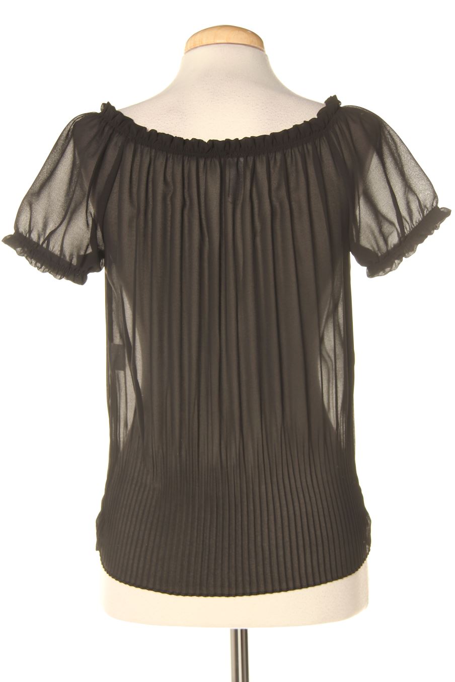 Blouse à manches courtes New collection de la taille M, de couleur noir