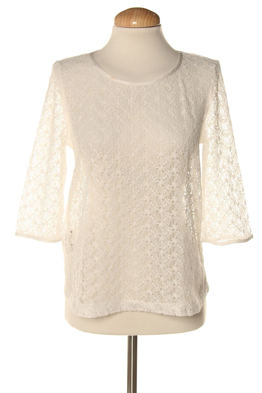 T-shirt à manches longues Mango de la taille S, de couleur blanc
