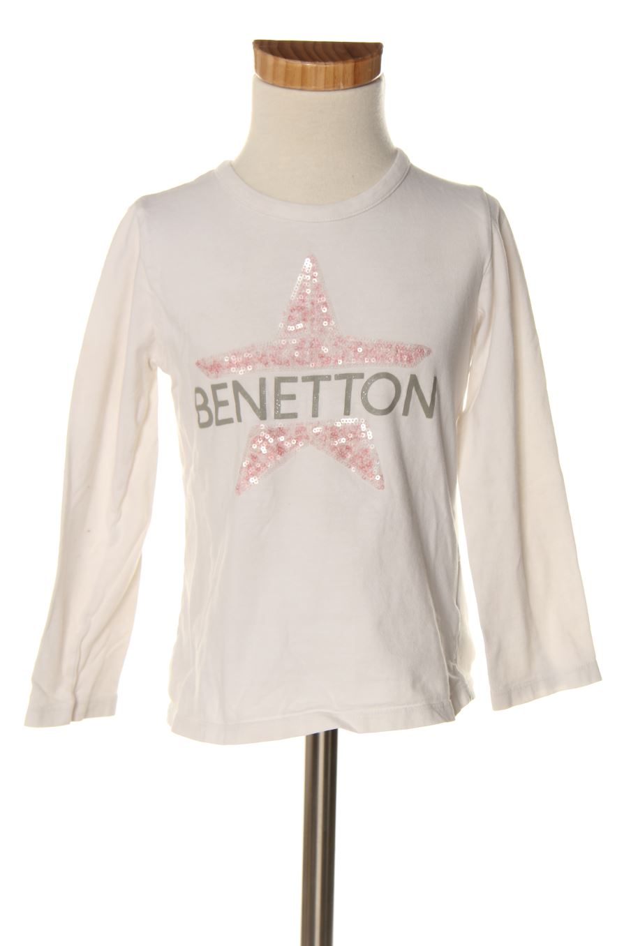 gebraucht Benetton Langärmeliges T-shirt Größe 106