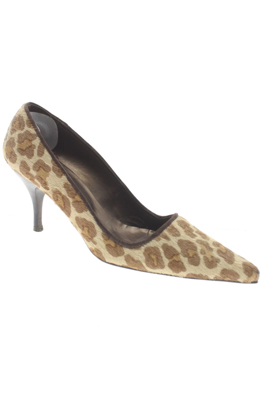Zapatos de tacon de Gloria Ortiz de la talla 39, de color animal print de