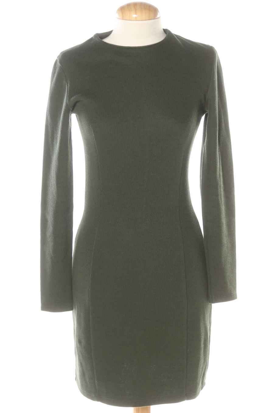 Vestito casual de Zara de la talla S, de color verde