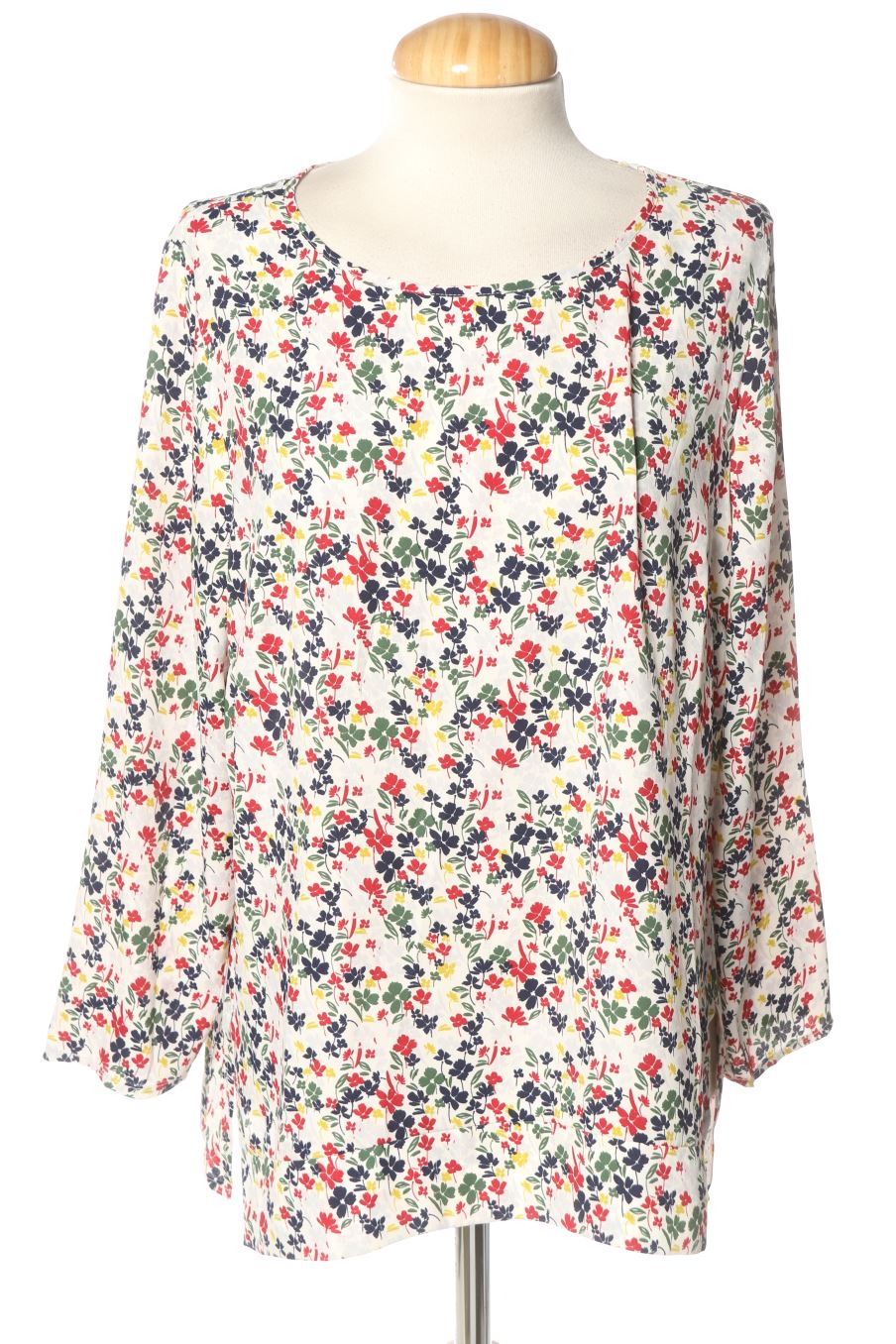 Blouse à manches longues Cortefiel de la taille M, de couleur fleurs