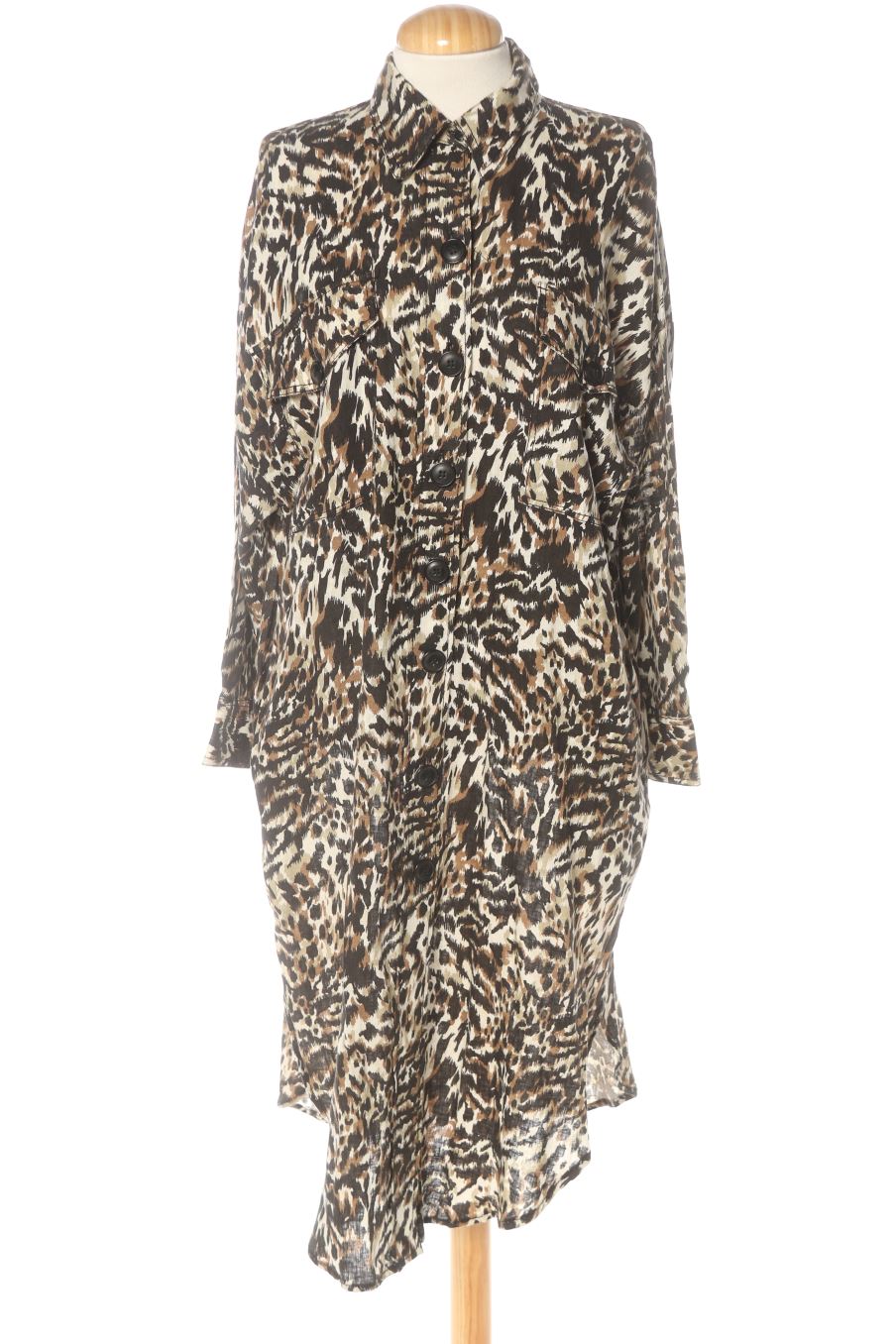Einfaches Kleid von Zara Größe XS, Farbe Aufdruck, für