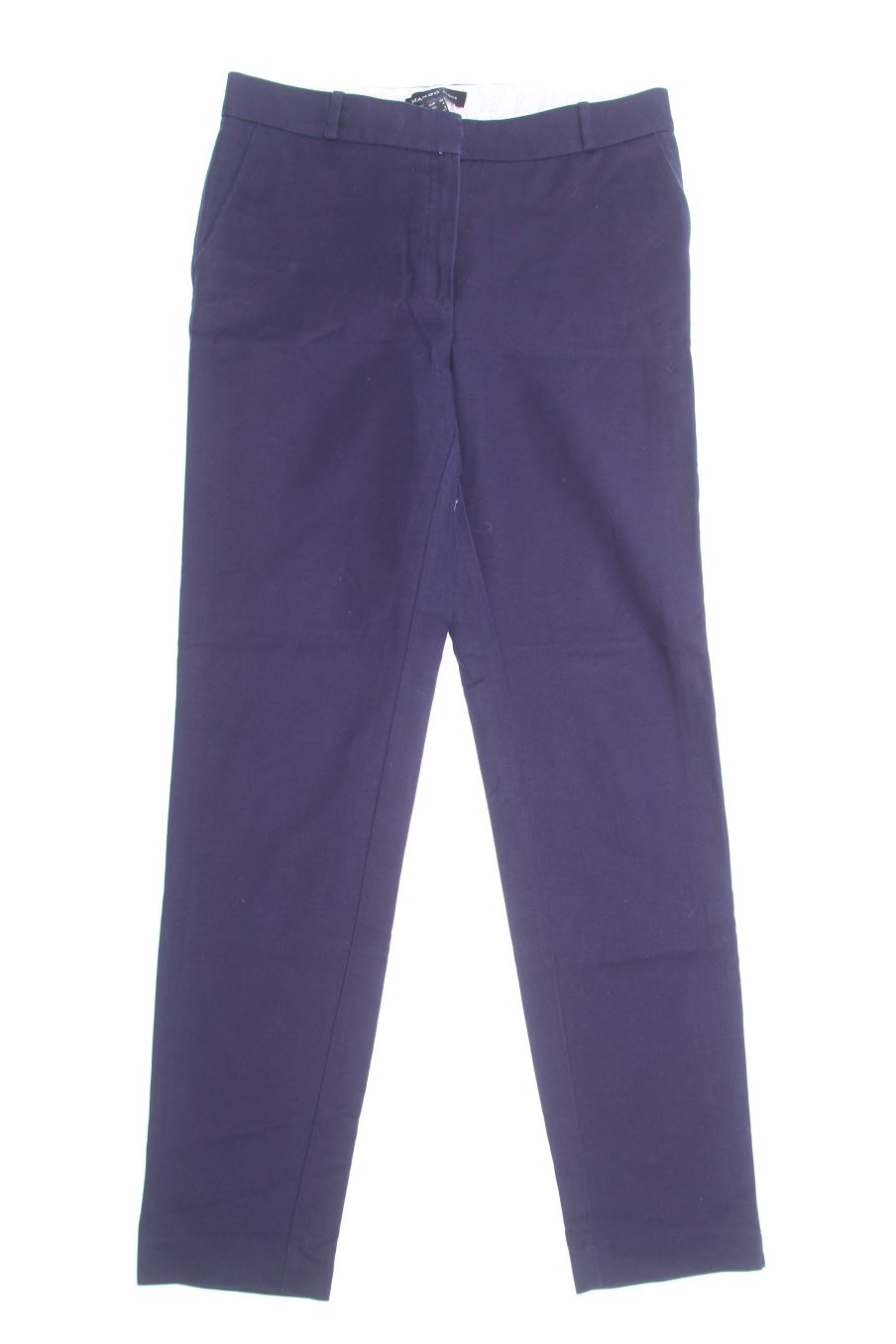 Pantalon Mango de la taille 36, de couleur bleu marine