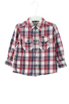 Chemise manches longues 18 mois Benetton