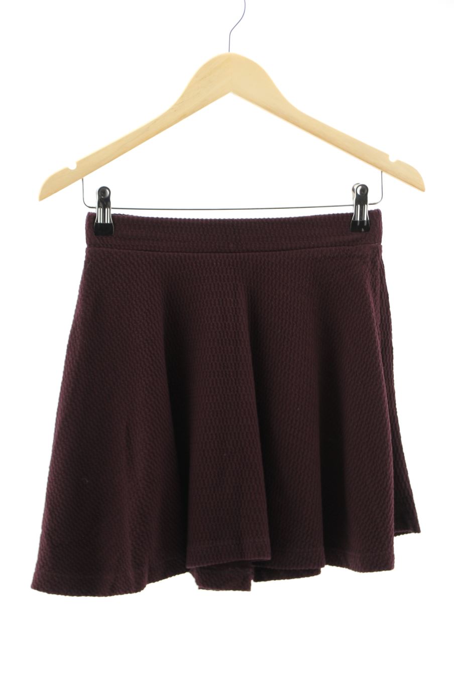Falda de Bershka de la talla S, de color morado