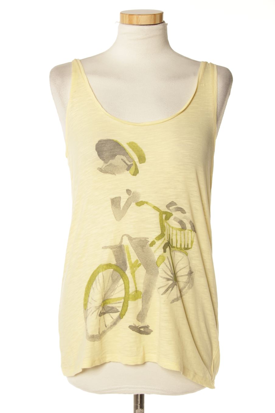 Débardeur Monoprix de la taille XS, de couleur jaune