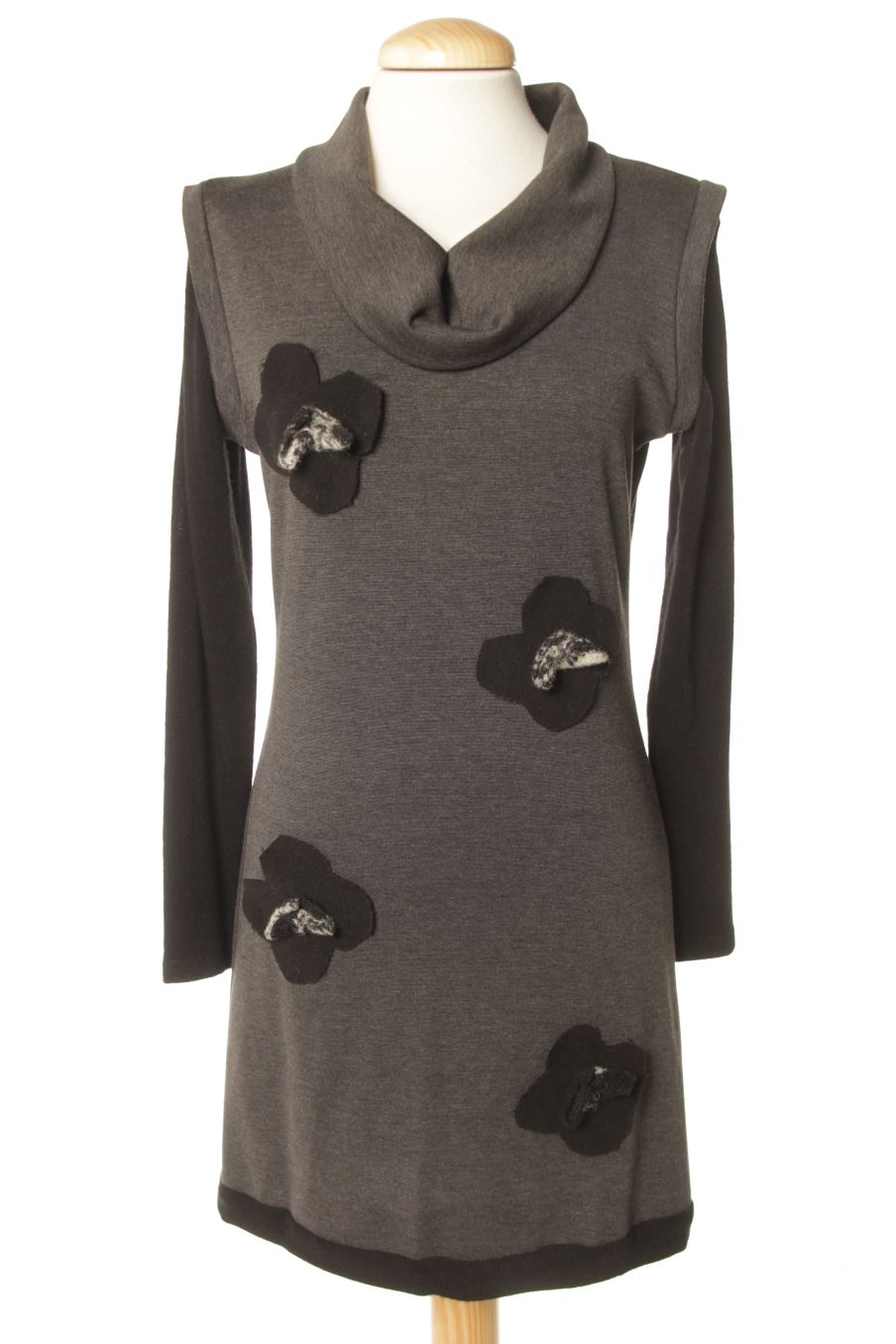 Robe casual Made in italy de la taille S, de couleur gris