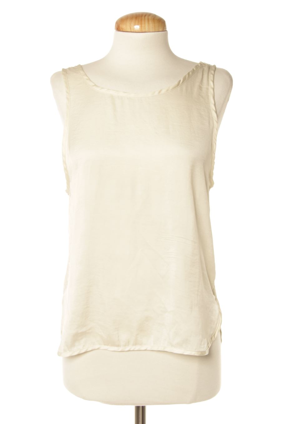 Top de Pull & Bear de la talla S, de color blanco