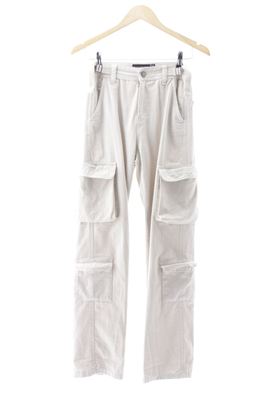 Jeans Stradivarius de la taille 34, de couleur beige de denim