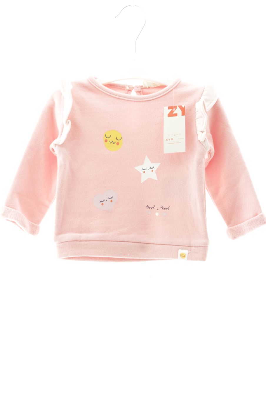 Sweatshirt ZY Baby de la taille 3 mois avec une étiquette