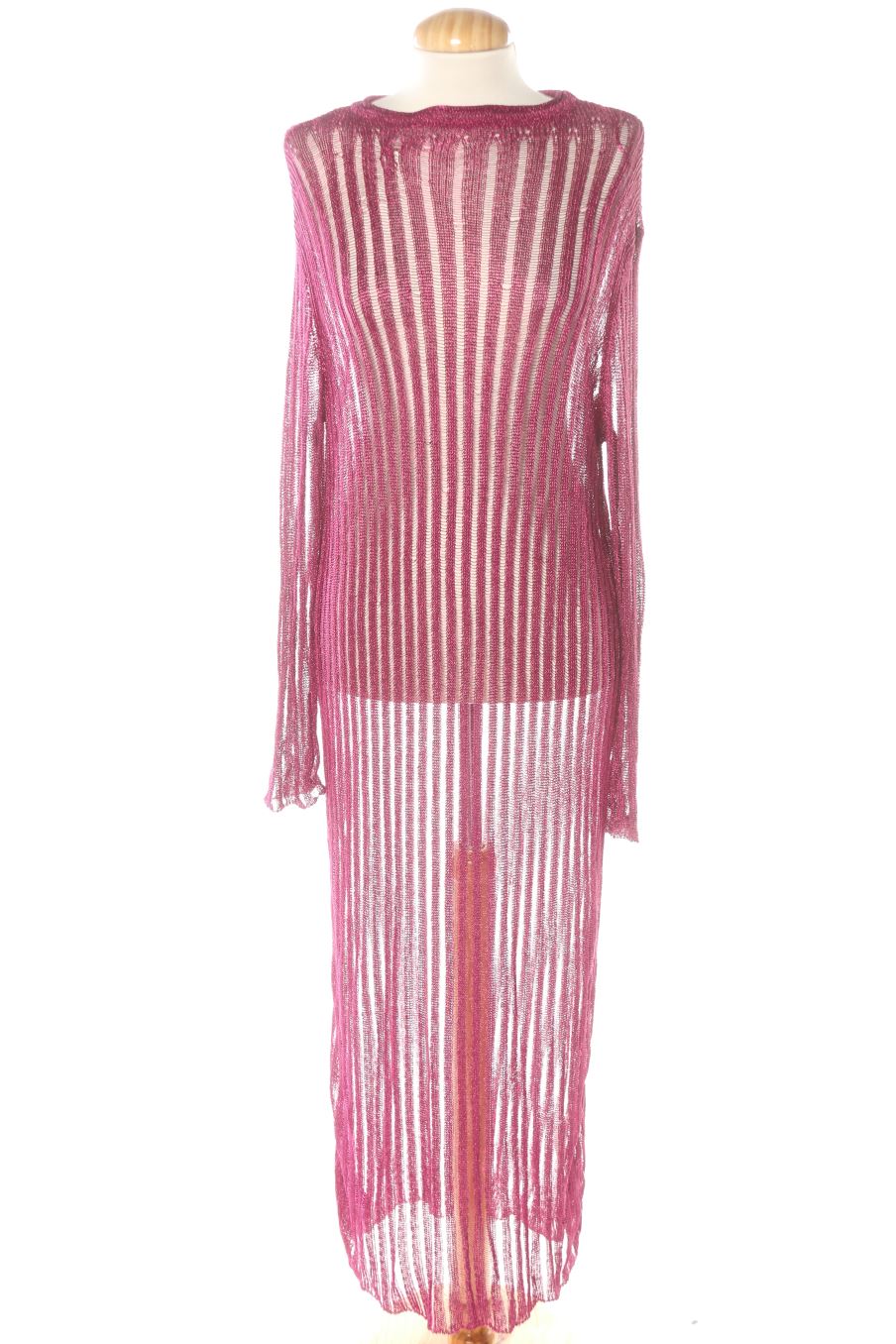 Robe casual Zara de la taille M, de couleur rose