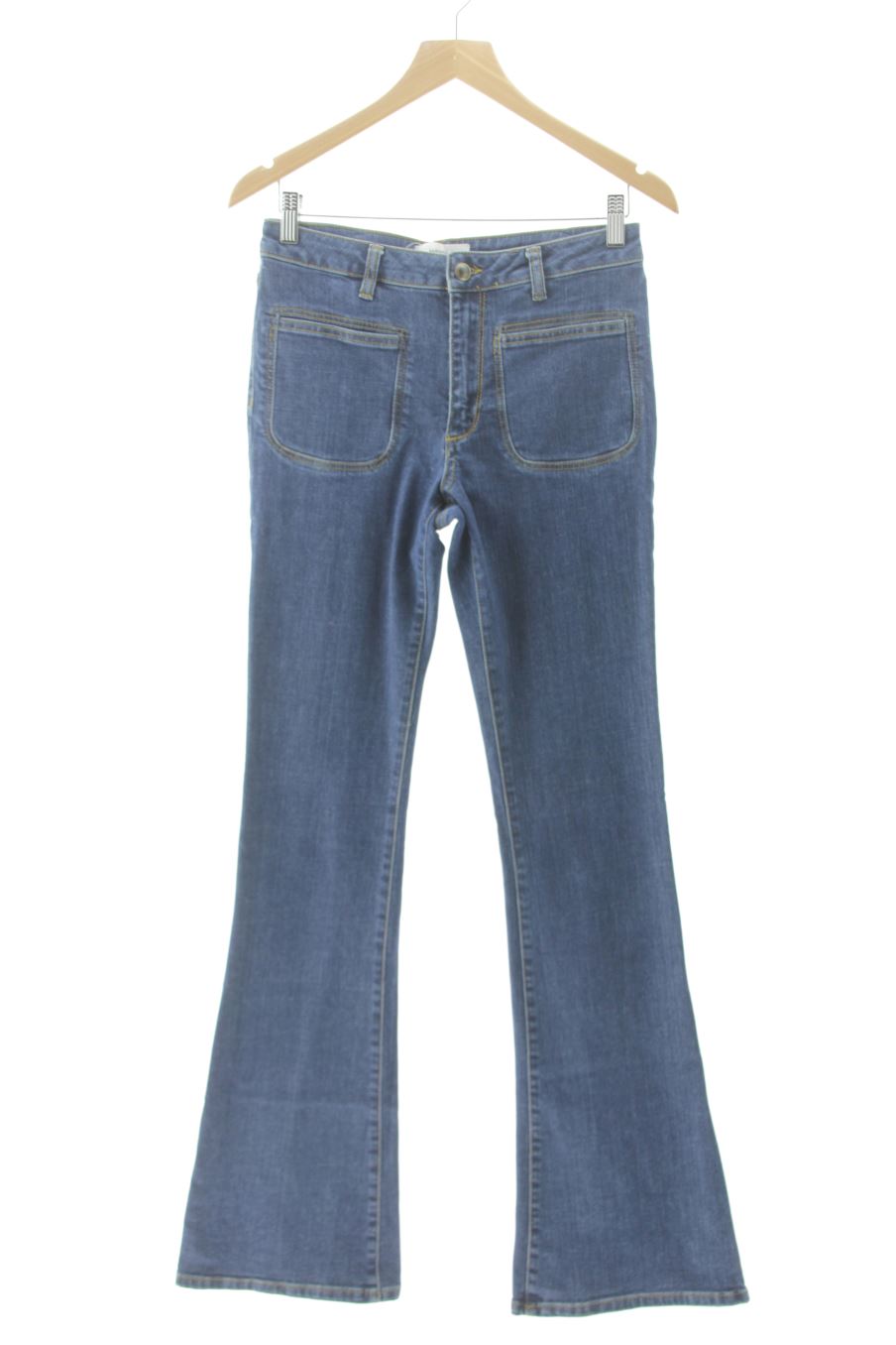 Jeans Mango de la taille 38, de couleur bleu de denim