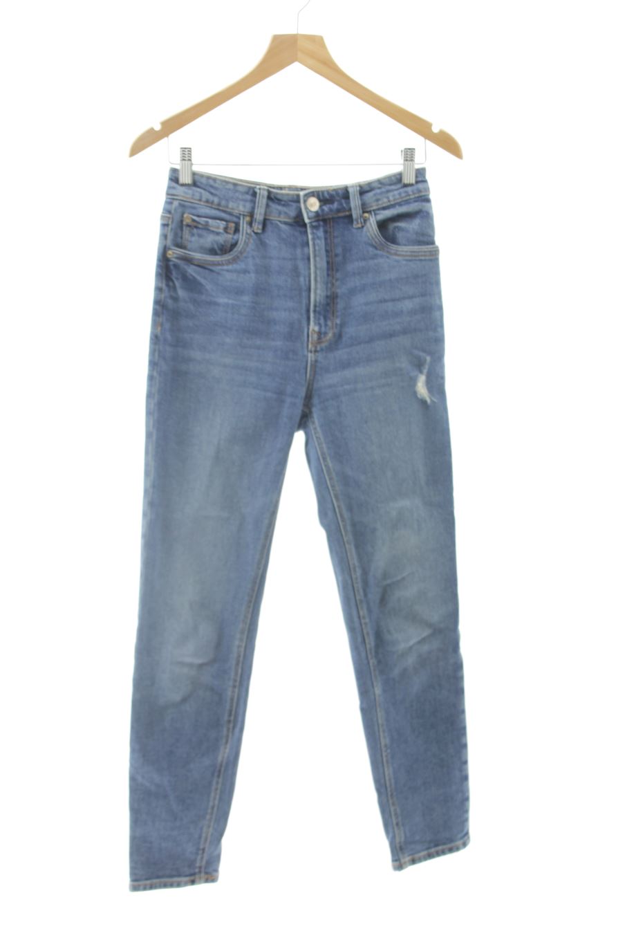 Jeans Stradivarius de la taille 36, de couleur bleu de denim