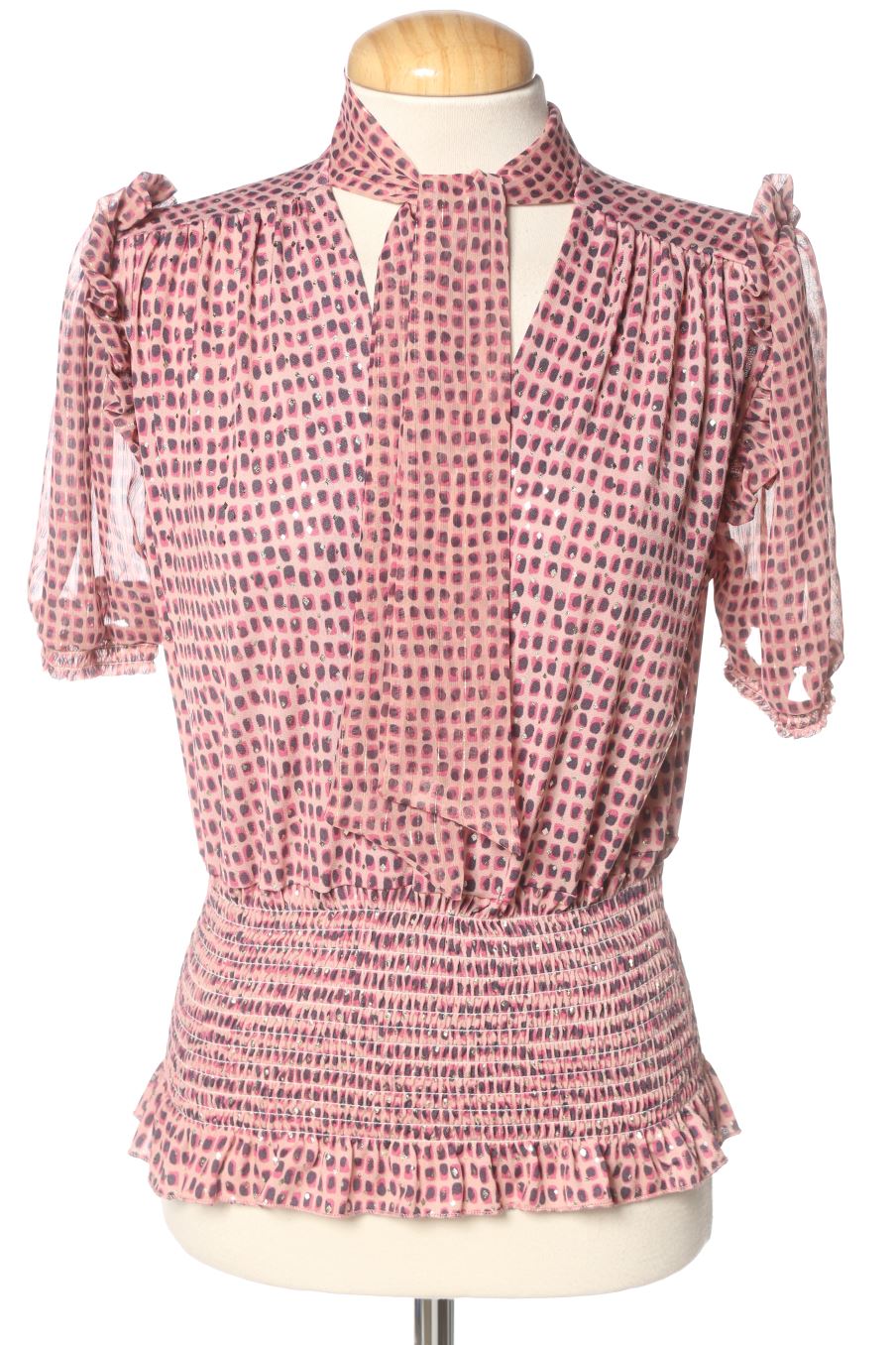 Blouse à manches courtes Morgan de la taille S, de couleur imprimés