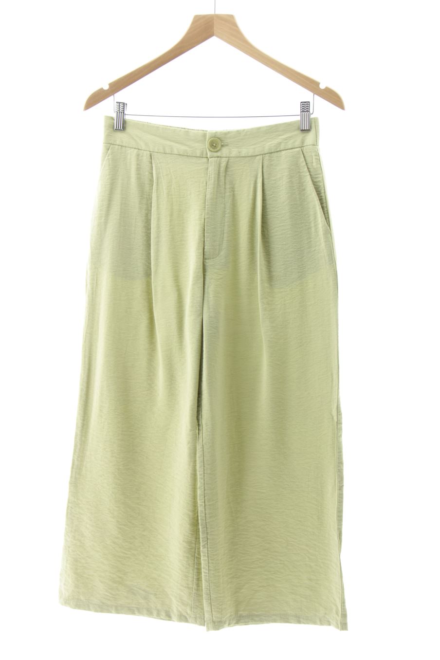 Pantaloni casual de Stradivarius de la talla M, de color verde