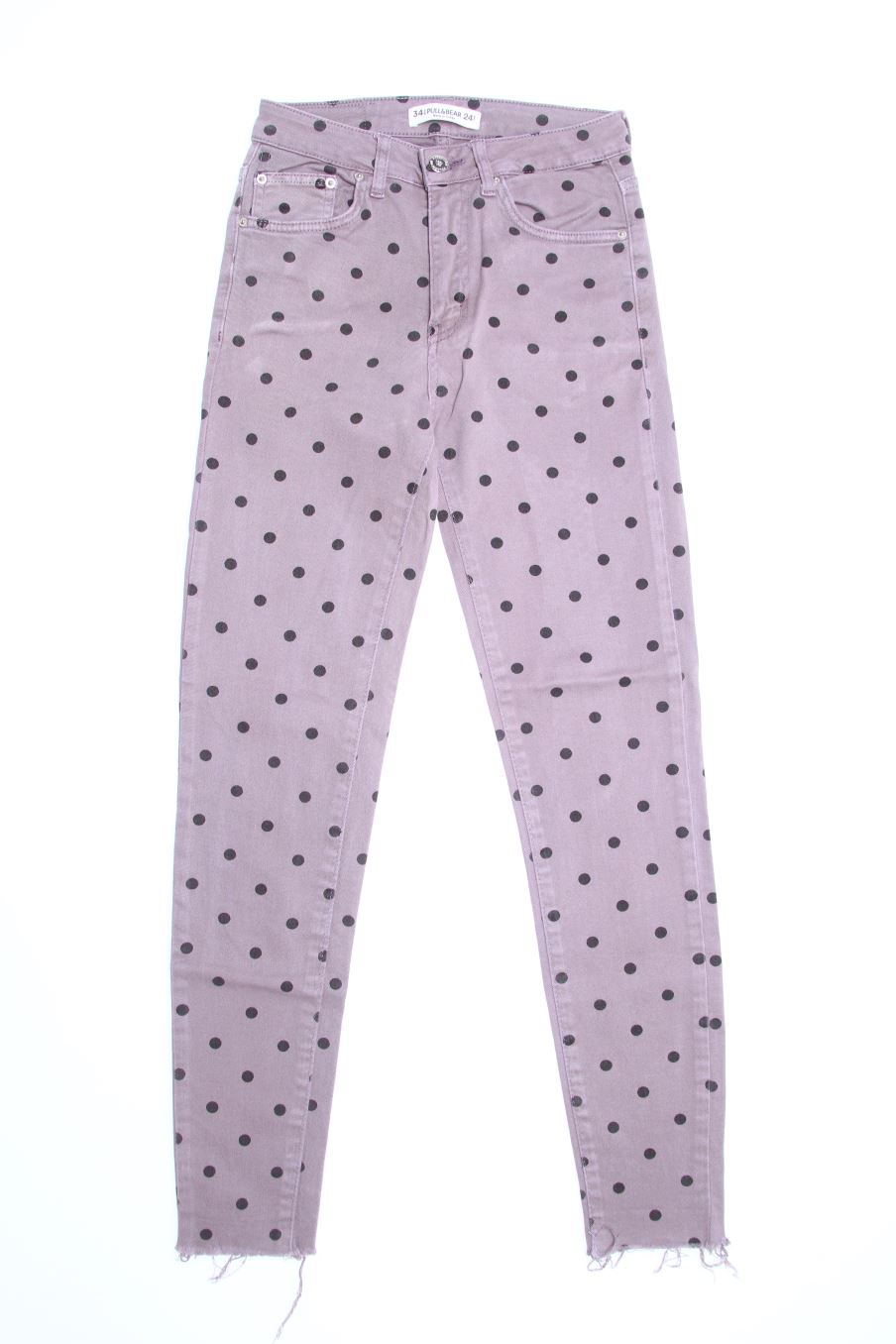 Jeans Pull & Bear de la taille 34, de couleur gris de denim