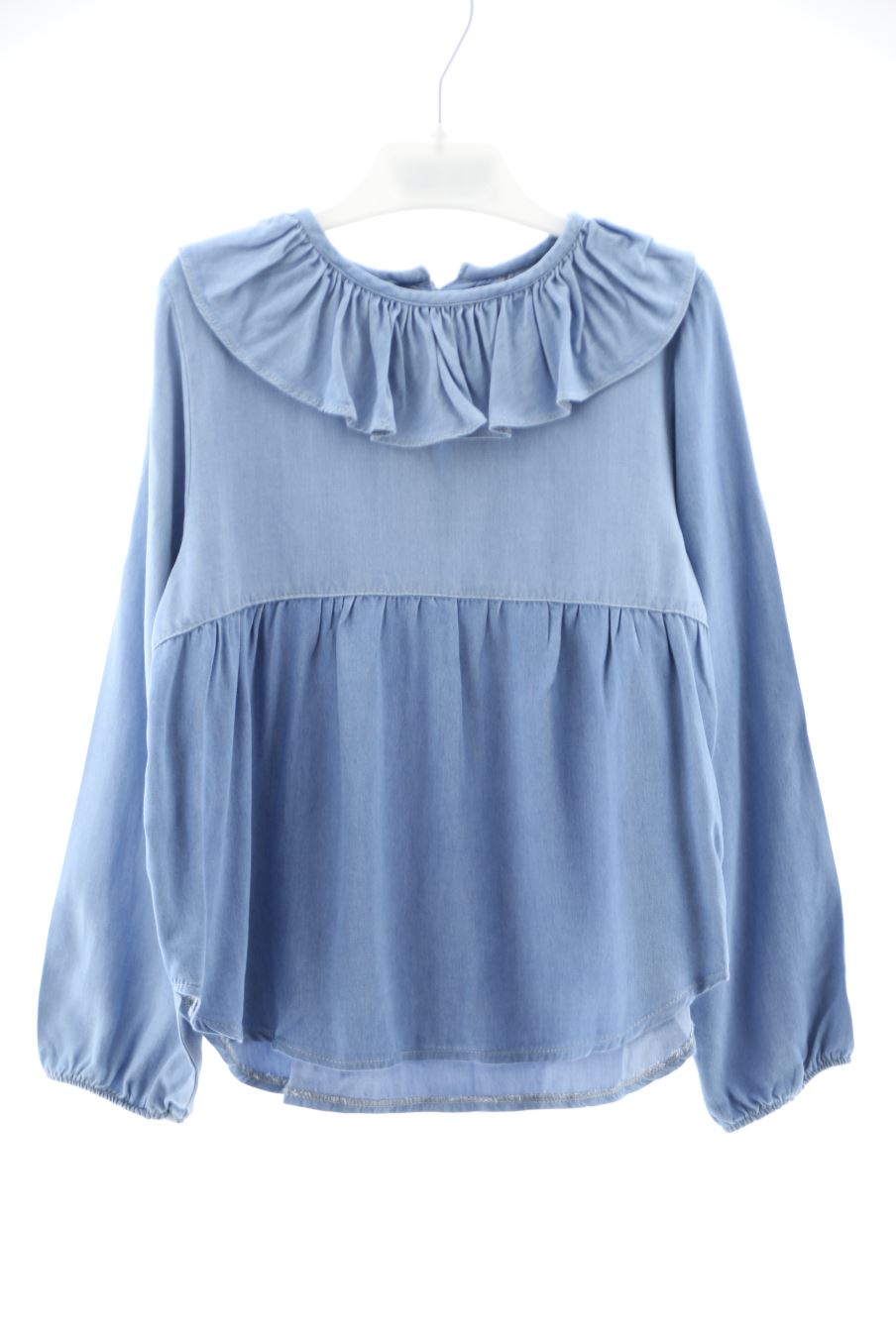 Blouse à manches longues Nicoli de la taille 6 ans de denim de seconde main