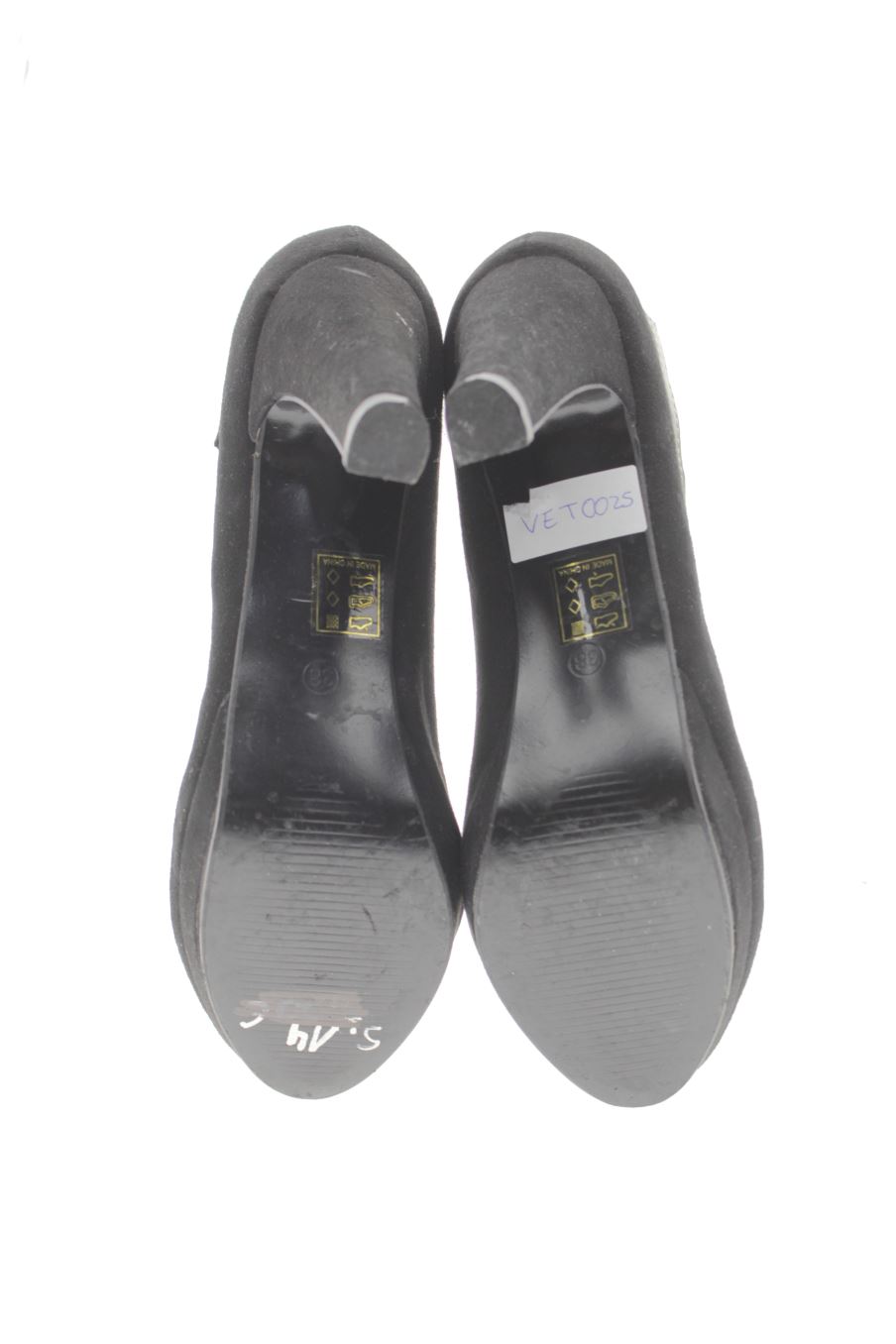 Zapatos de tacon de DANIC de la talla 38, de color negro de